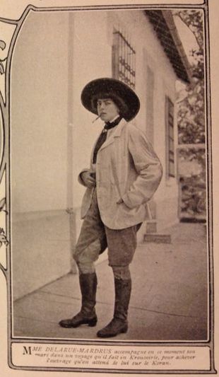 Lucie Delarue Mardrus in Typical Male Clothing