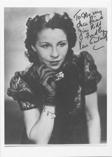 Autographed photo of Vera Guilaroff